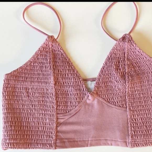 💋PINK Smocked  Bralette - Picture 3 of 6